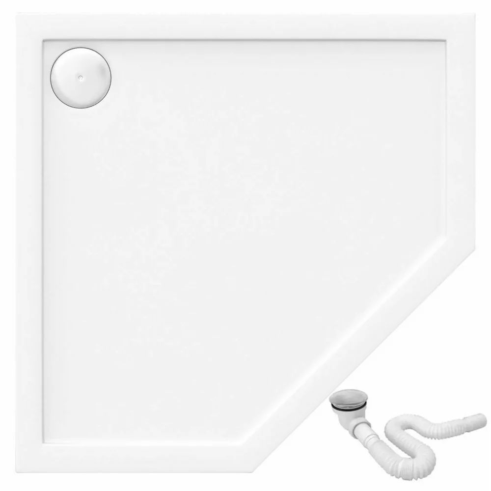 Cadita dus Rea Diamond 90x90 cm alb