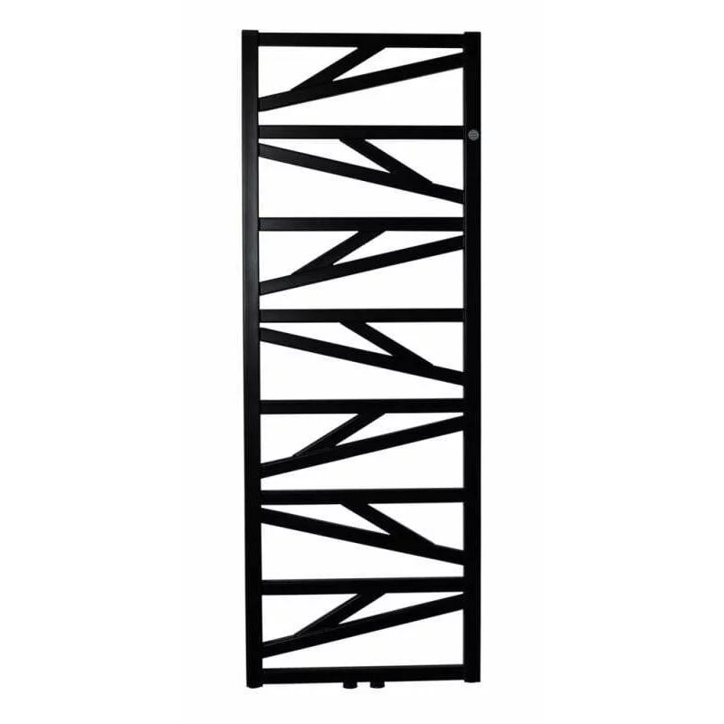 Calorifer de baie portprosop Rune Alva 1187x530 mm negru satinat