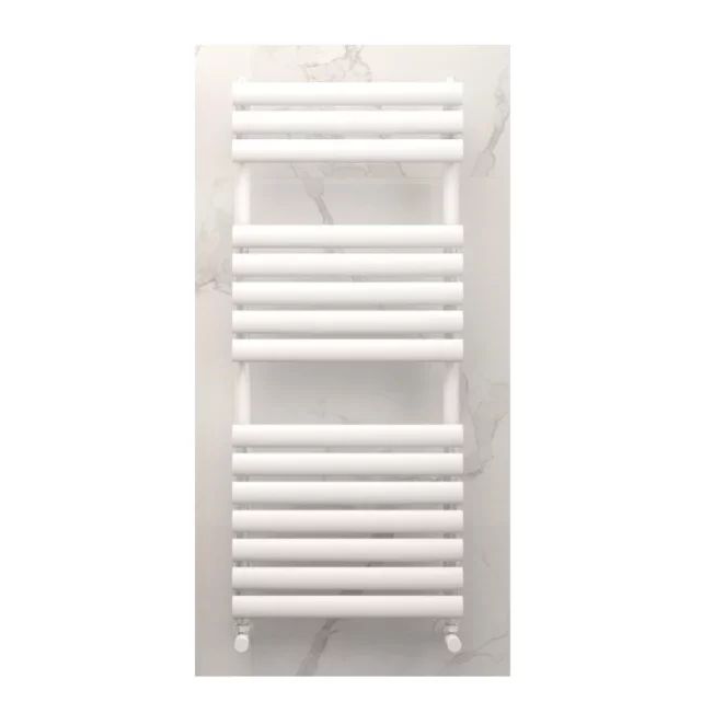 Calorifer de baie portprosop Rune Hima 1200x500 mm alb mat