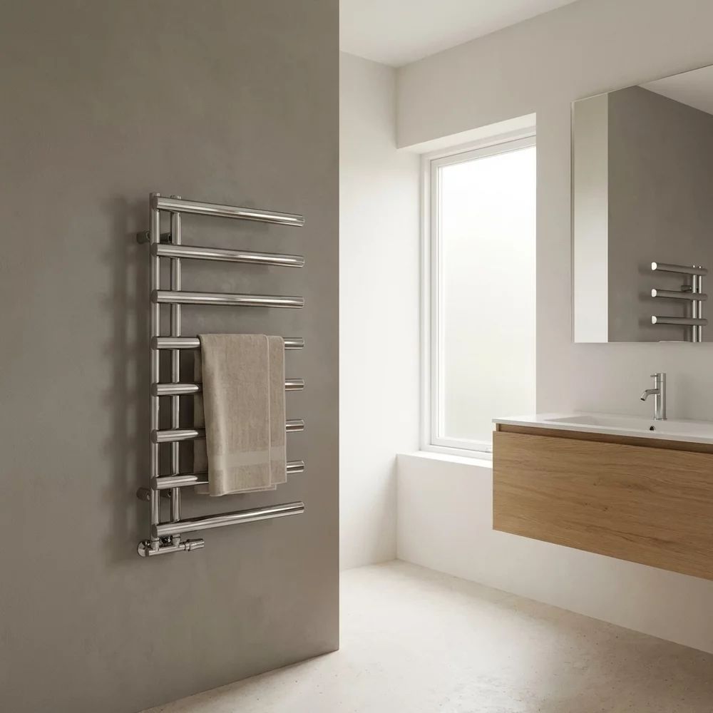 Calorifer de baie portprosop Rune Miro 1200x600 mm crom