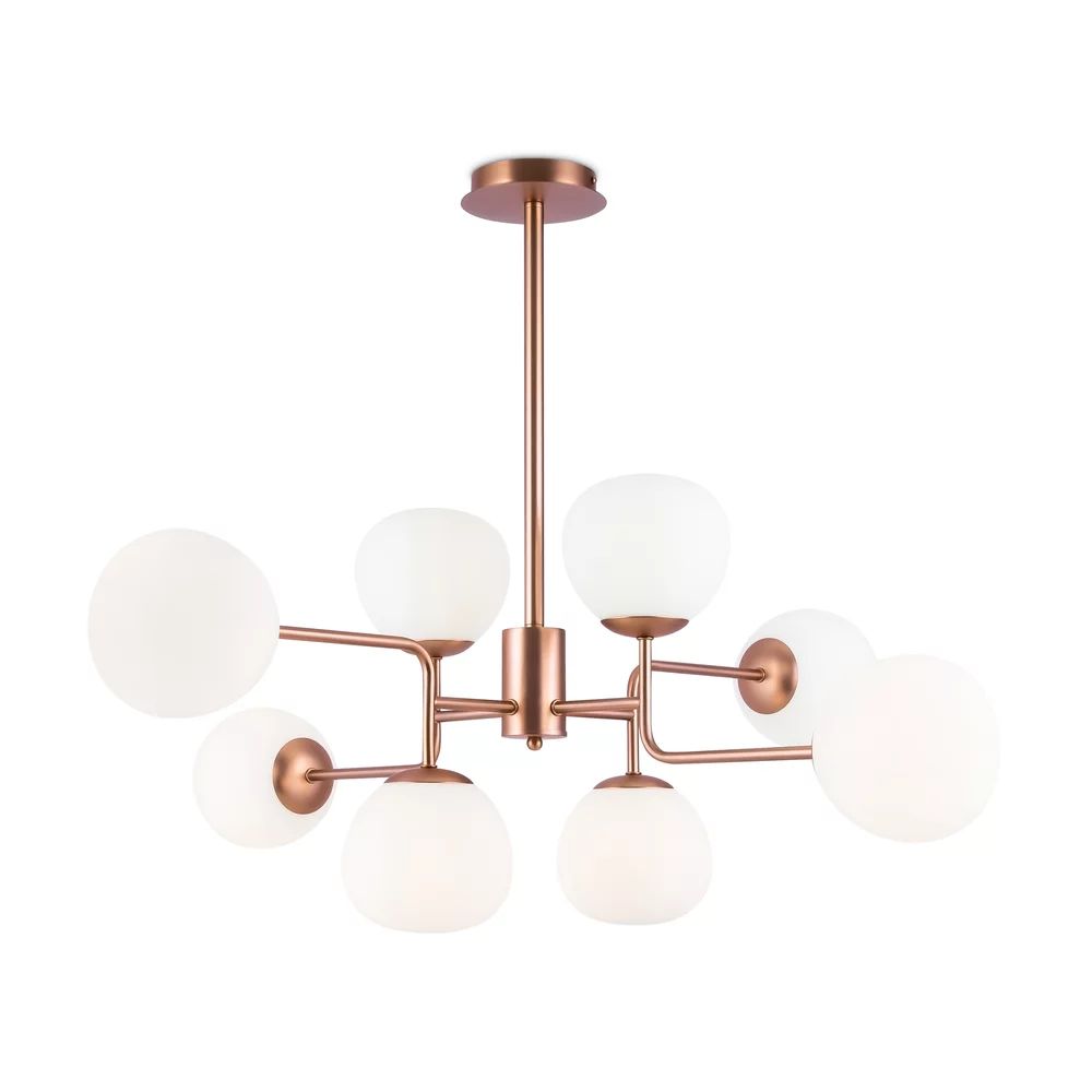 Candelabru Maytoni Erich alama/alb 8 becuri
