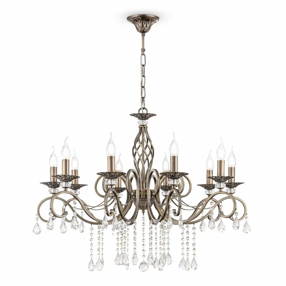 Candelabru Maytoni Grace alama/transparent 10 becuri