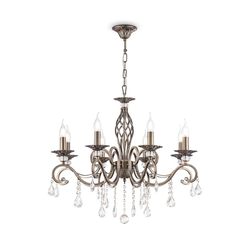 Candelabru Maytoni Grace alama/transparent 8 becuri