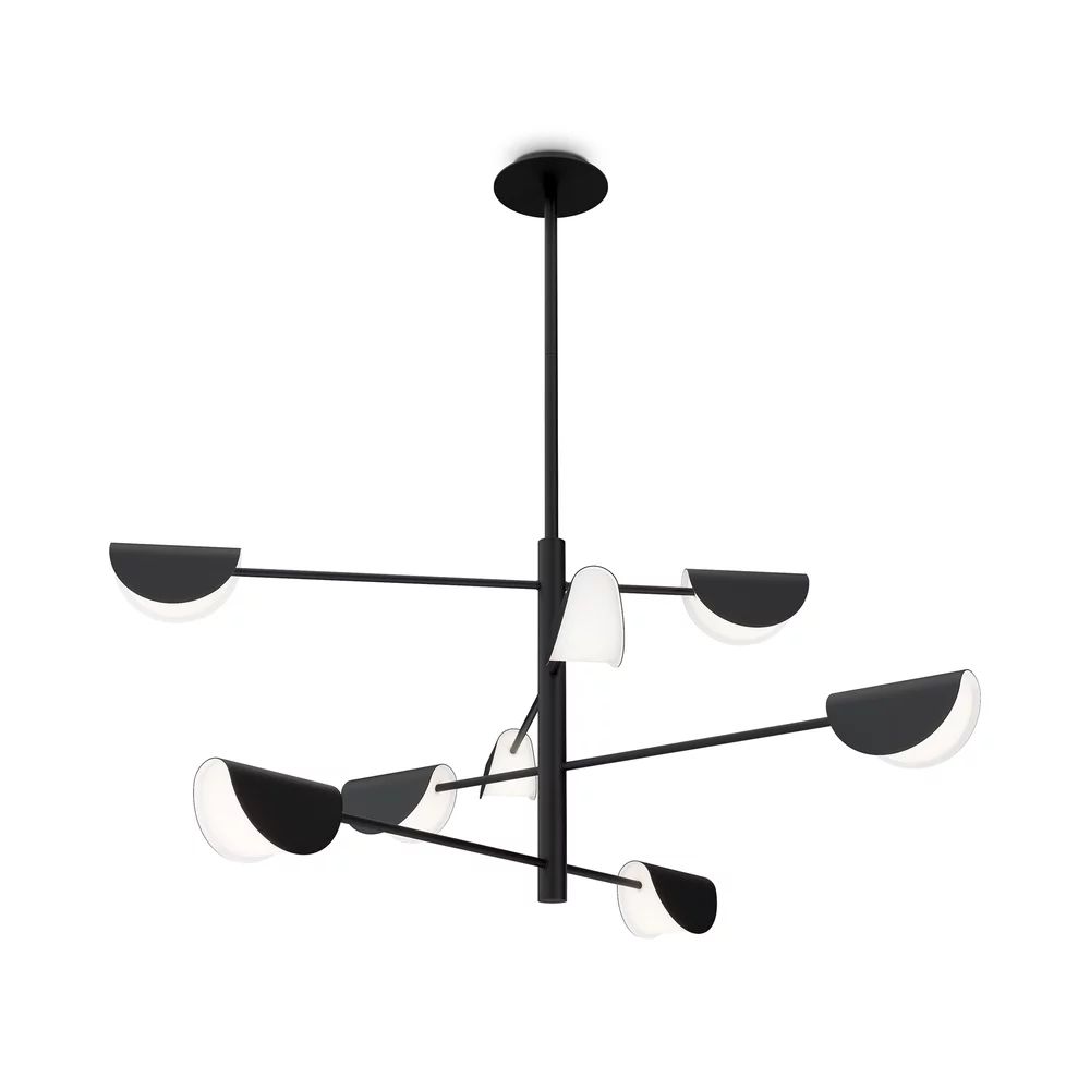 Candelabru Maytoni Mollis negru/negru 8 becuri