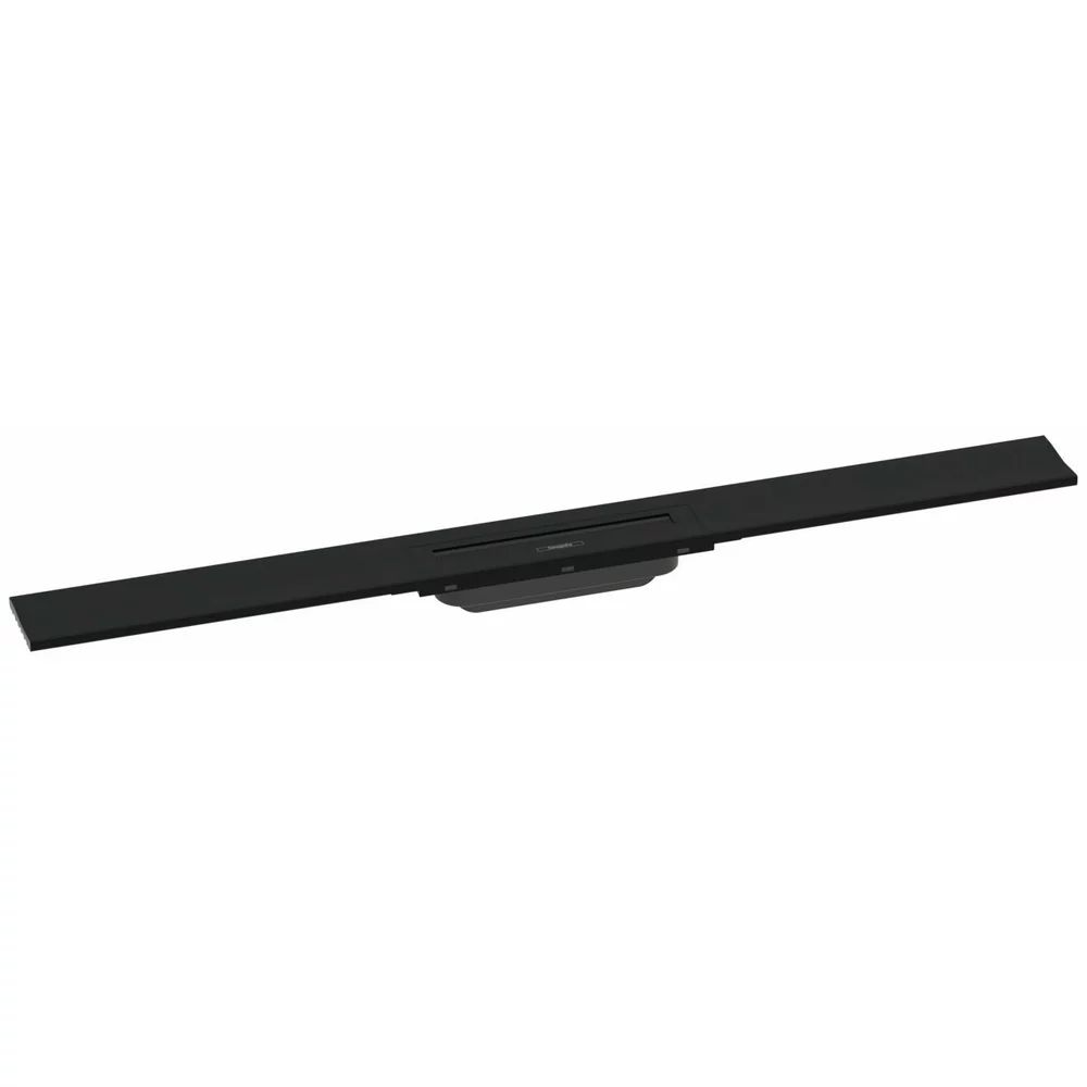 Capac pentru rigola de dus Hansgrohe RainDrain Flex ajustabil negru mat 90 cm