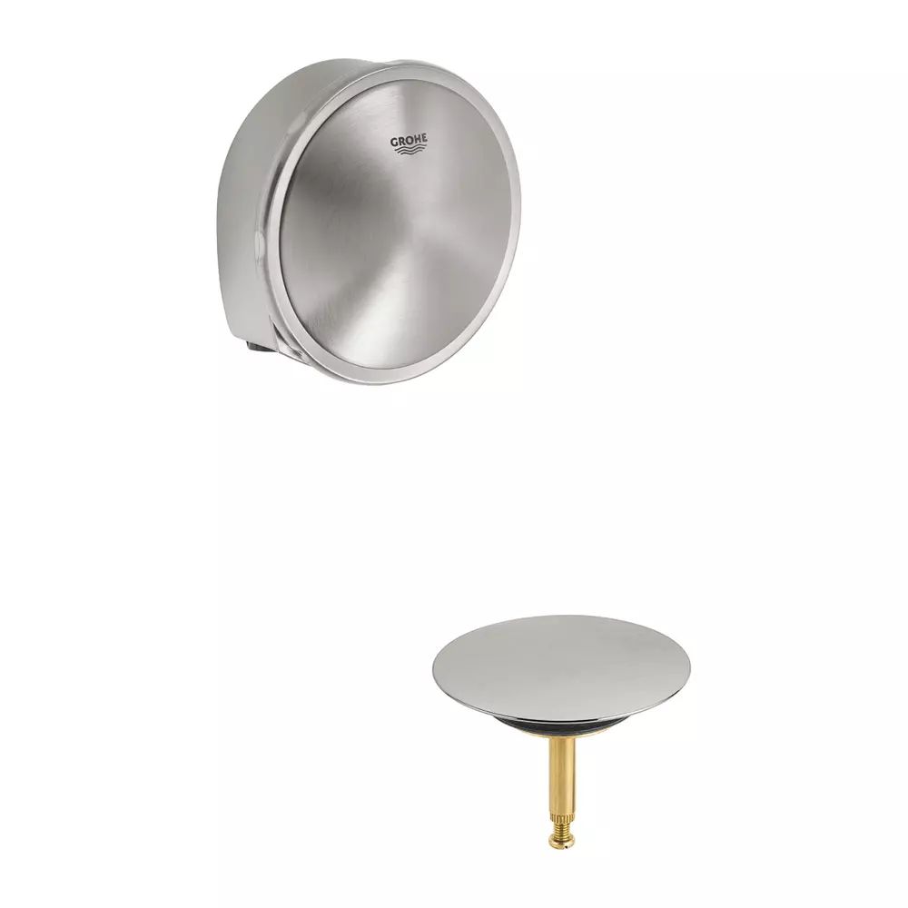 Capac sifon si preaplin Grohe Talentofill crom periat Supersteel