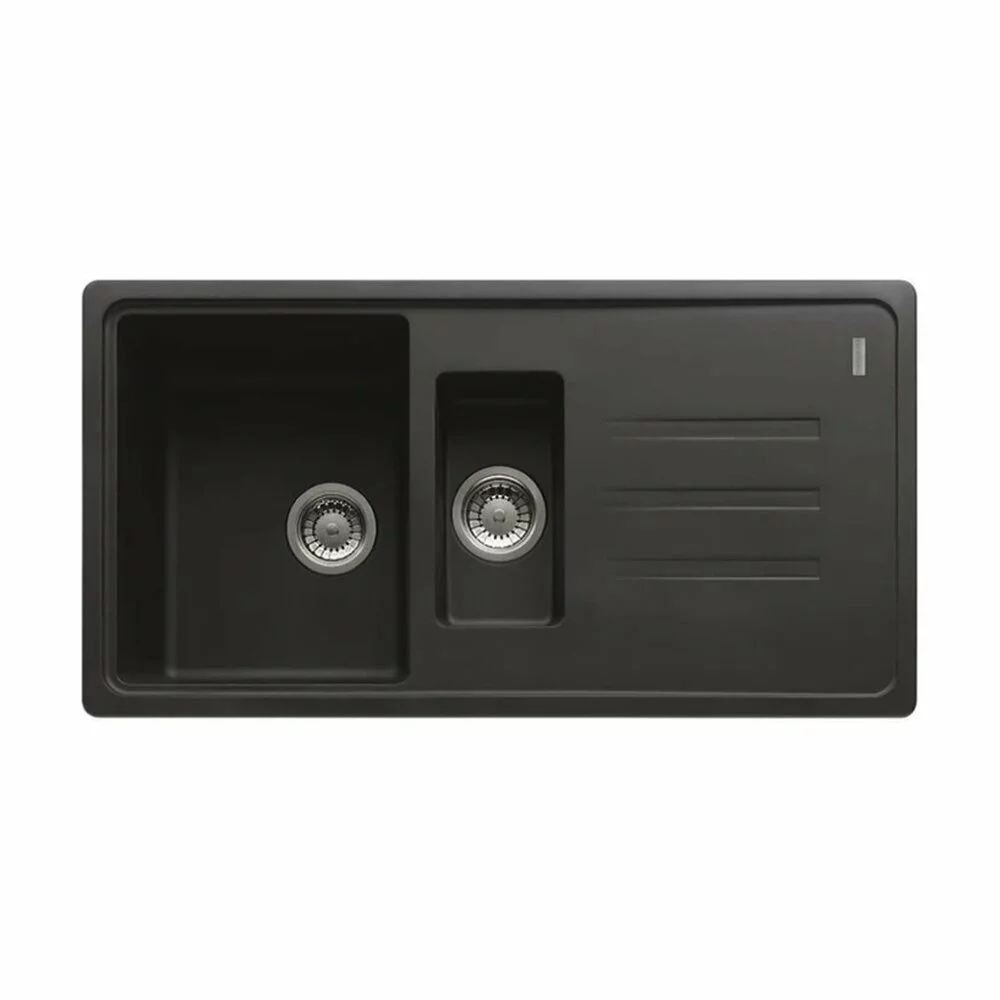 Chiuveta bucatarie compozit Franke Malta 1 cuva 1/2 cu picurator 97x50 cm finisaj negru mat