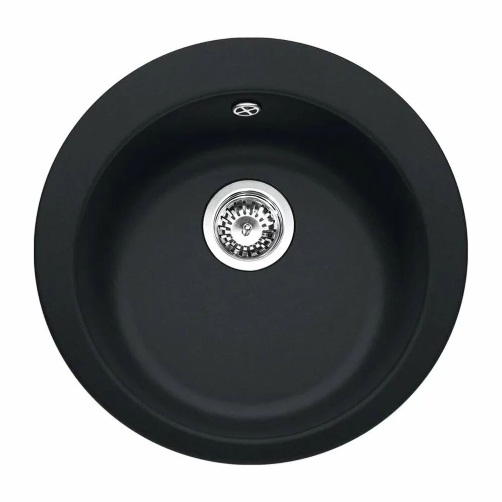 Chiuveta bucatarie compozit Franke Single 1 cuva 50 cm tectonite finisaj negru mat