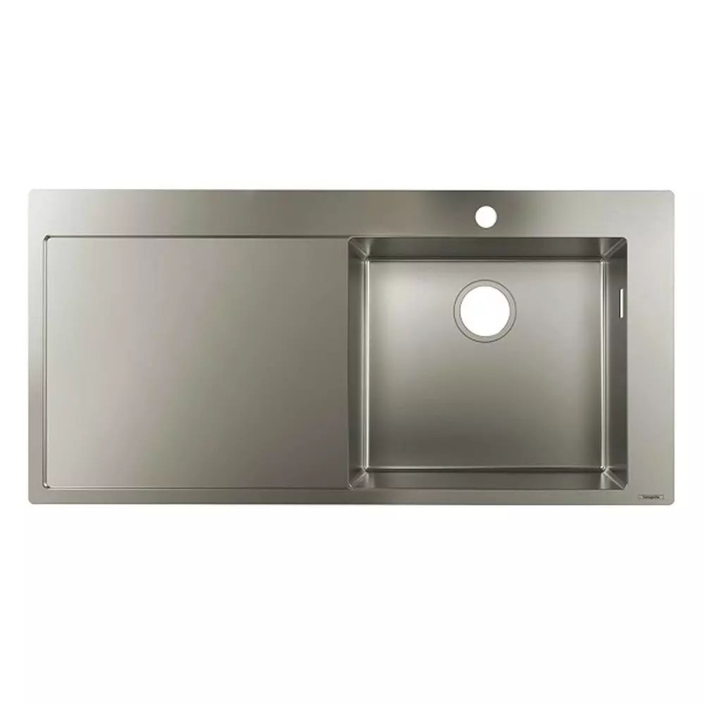 Chiuveta bucatarie Hansgrohe S71 inox 104.5x51 cm