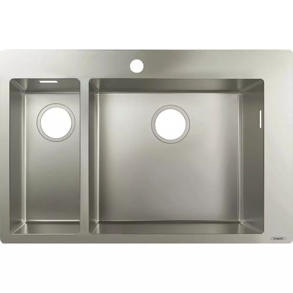 Chiuveta bucatarie Hansgrohe S71 inox 75.5x50 cm