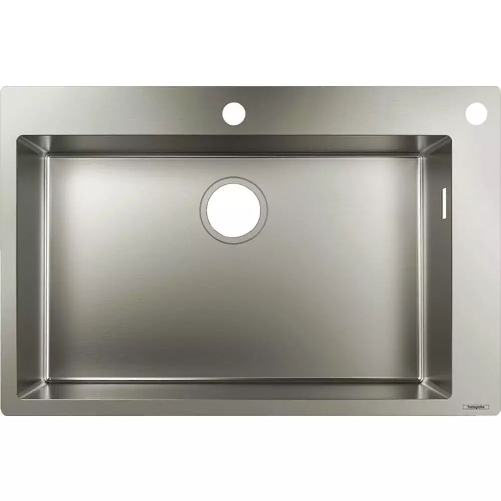 Chiuveta bucatarie Hansgrohe S71 inox 76x50 cm