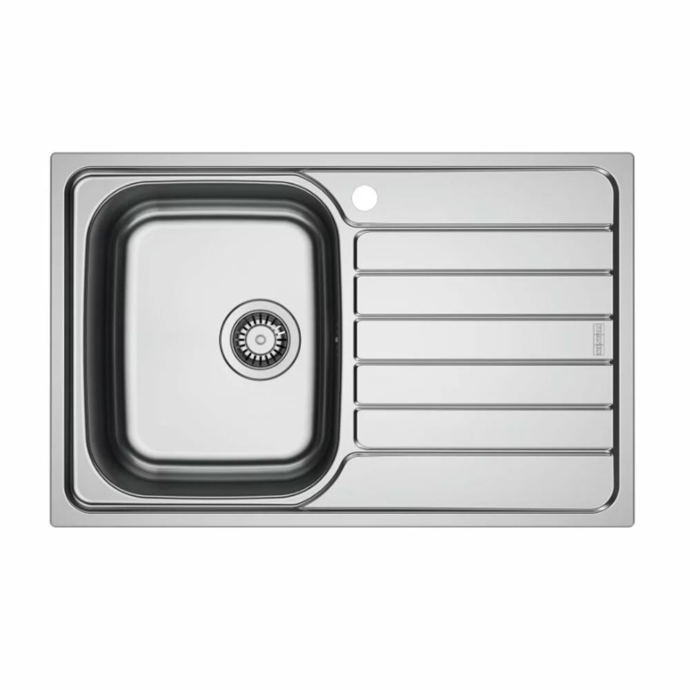 Chiuveta bucatarie inox Franke Spark 78x50 cm cu 1 cuva cu picurator dreapta finisaj lucios