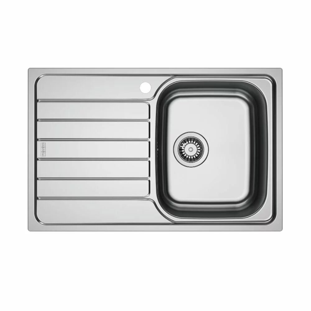 Chiuveta bucatarie inox Franke Spark 78x50 cm cu 1 cuva cu picurator stanga finisaj lucios
