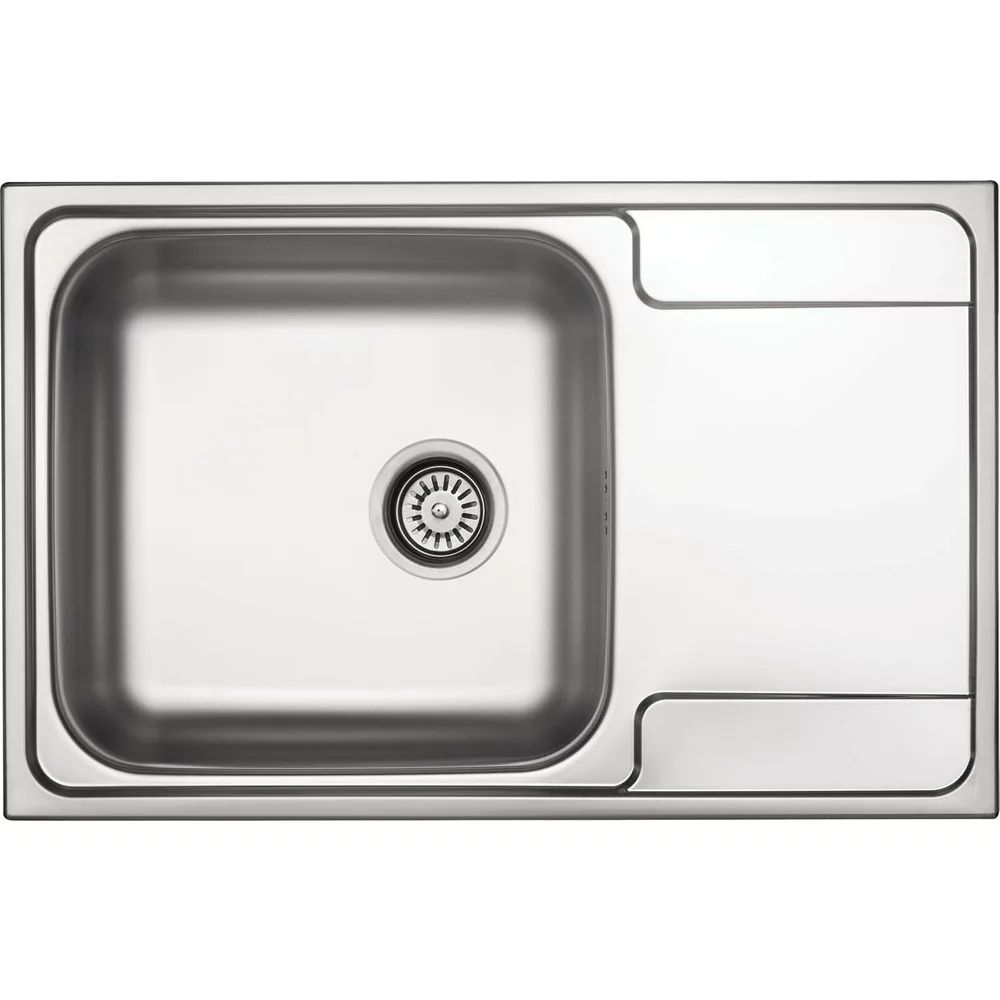 Chiuveta bucatarie inox satinat Deante Soul 79x50 cm cu 1 cuva si picurator