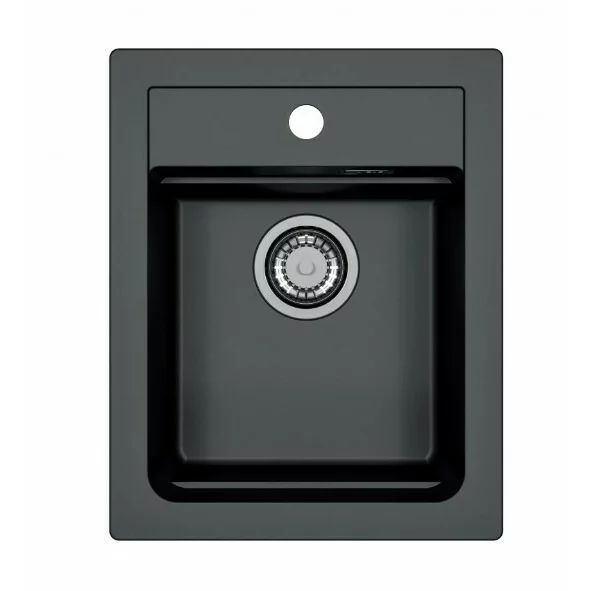 Chiuveta compozit Alveus Atrox 10 negru 40x50 cm