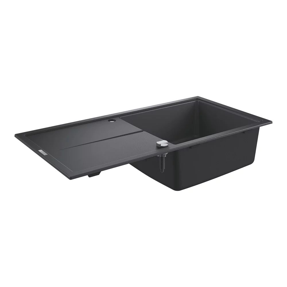 Chiuveta compozit Grohe K400 100x50.1 cm negru cu 1 cuva