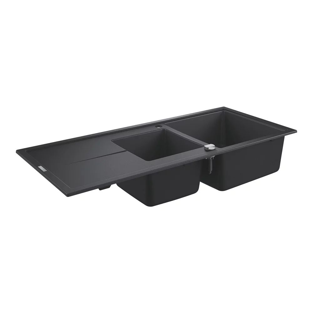 Chiuveta compozit Grohe K400 116x50.1 cm negru