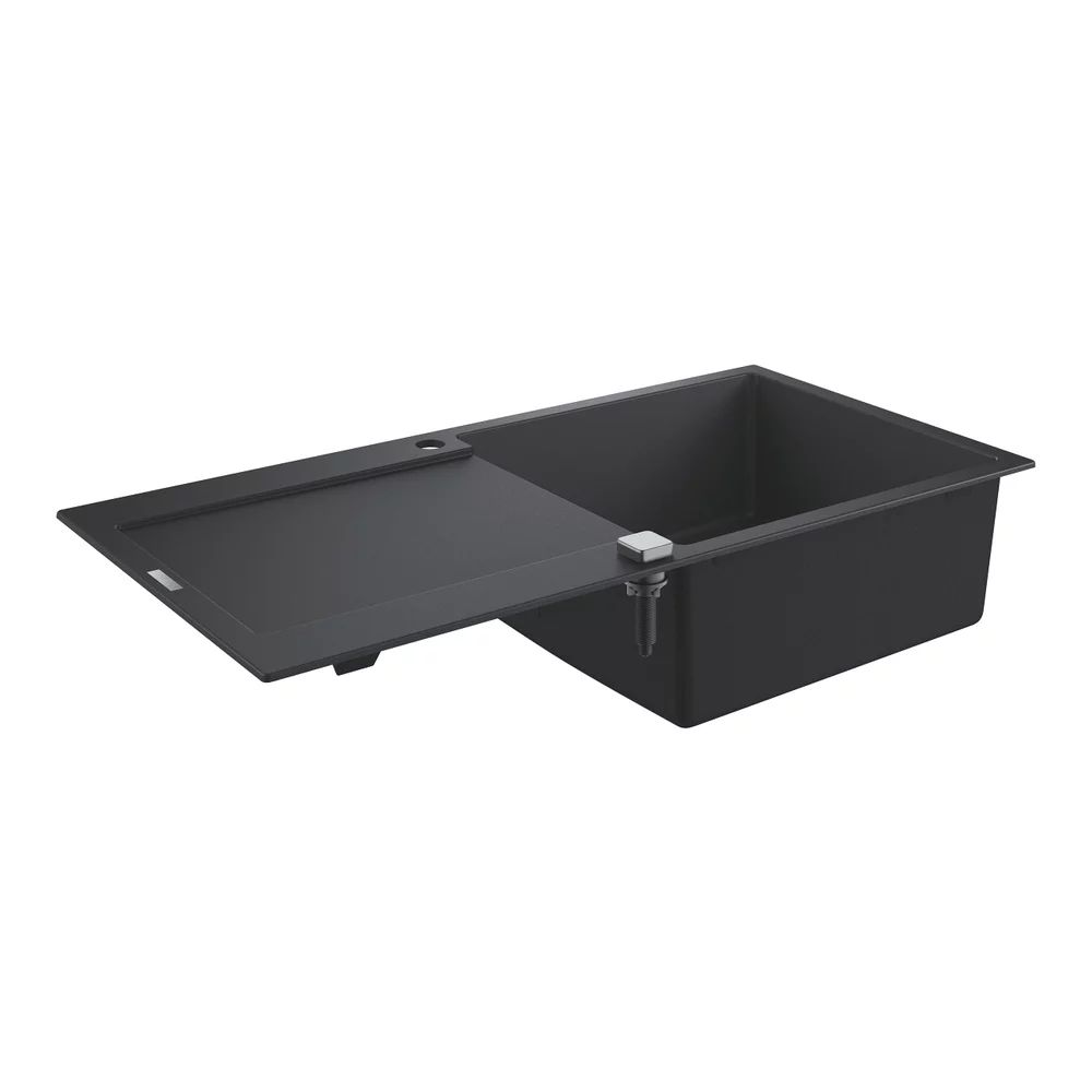 Chiuveta compozit Grohe K500 100x50.1 cm negru cu 1 cuva