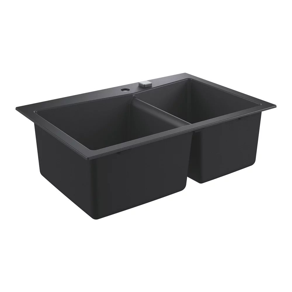 Chiuveta compozit Grohe K700 83.8x55.9 cm negru
