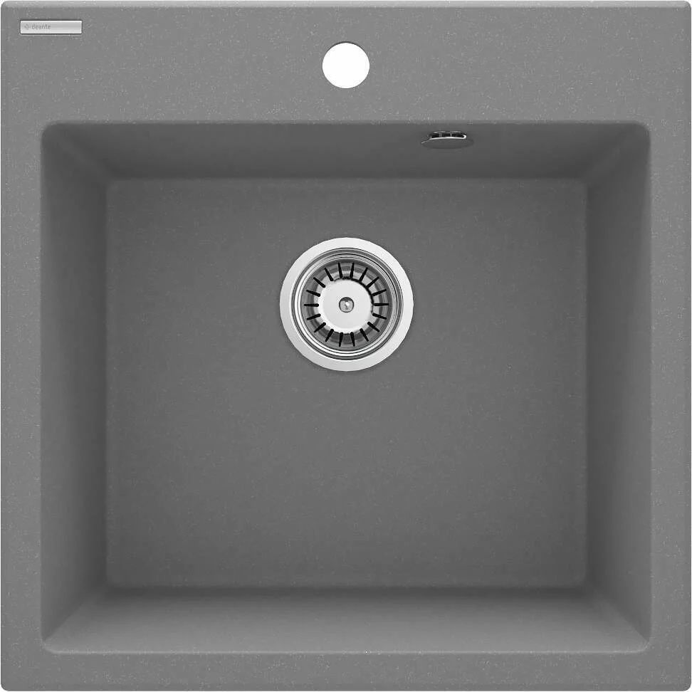 Chiuveta granit Deante Evora 50x50 cm gri metalic