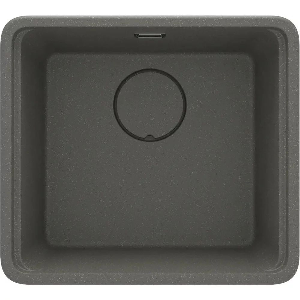 Chiuveta granit sub blat Deante Momi antracit metalic 45x50 cm