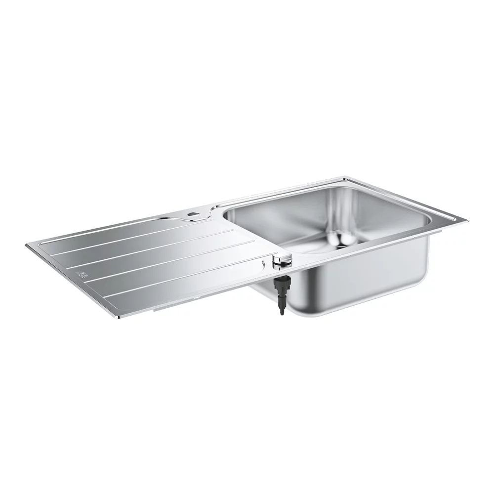 Chiuveta inox Grohe K500 100x50.1 cm 1 cuva cu picurator