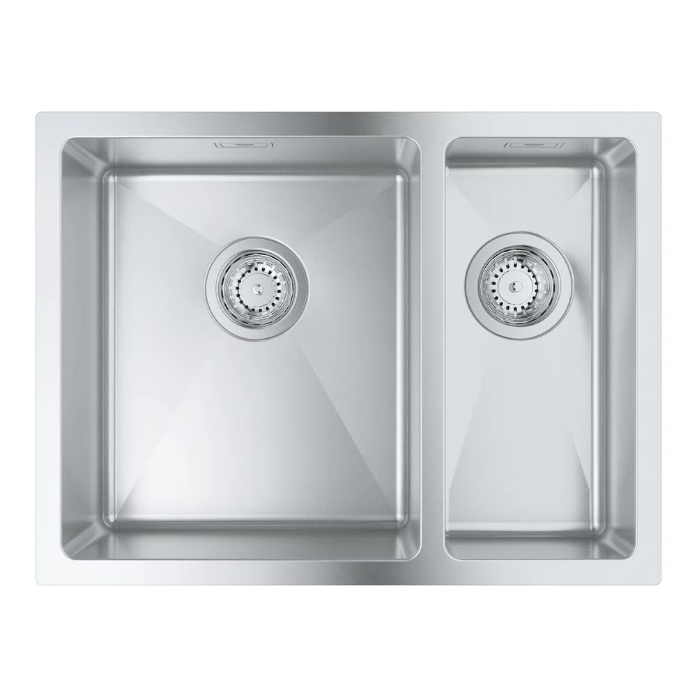 Chiuveta inox Grohe K700U 58.5x44.1 cm 2 cuve orientare stanga