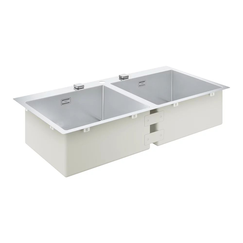 Chiuveta inox Grohe K800 102.4x56.2 cm 2 cuve