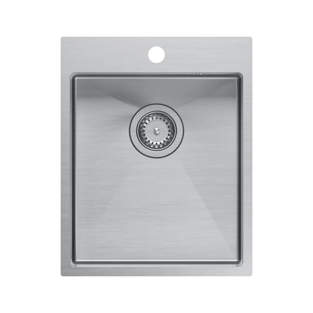 Chiuveta inox incastrata Quadron Unique Russel 90 crom periat 40x50 cm