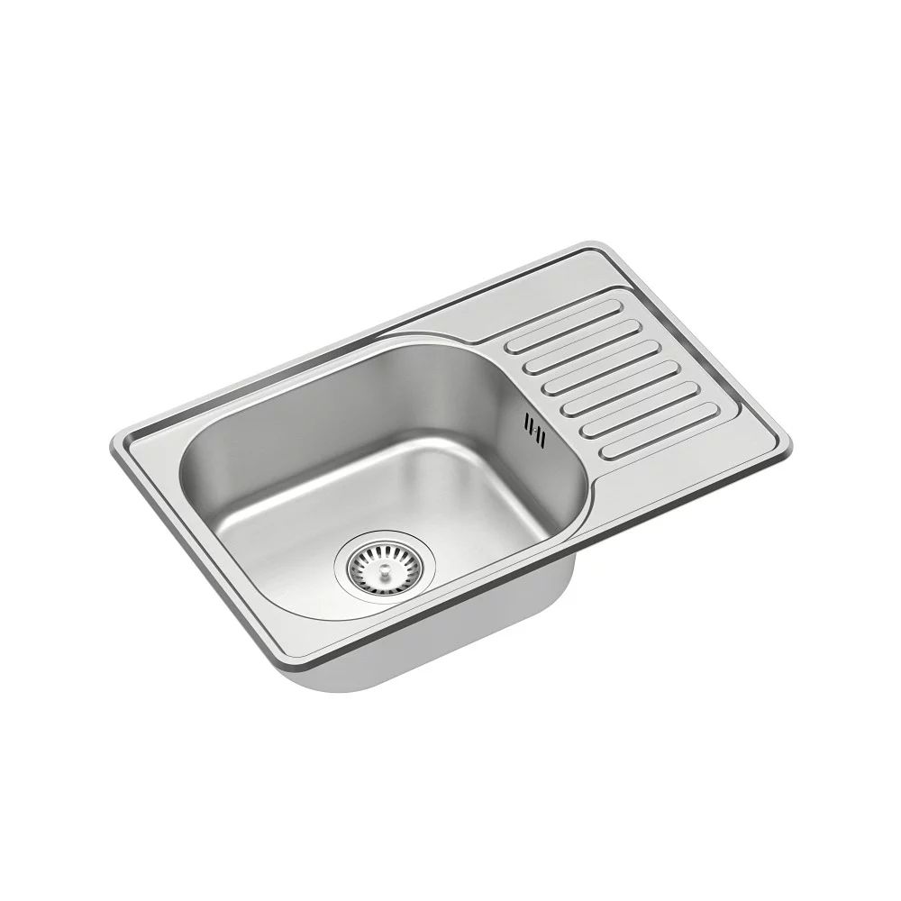 Chiuveta inox incastrata Quadron Pop Eddie 111 inox satinat 66x42 cm
