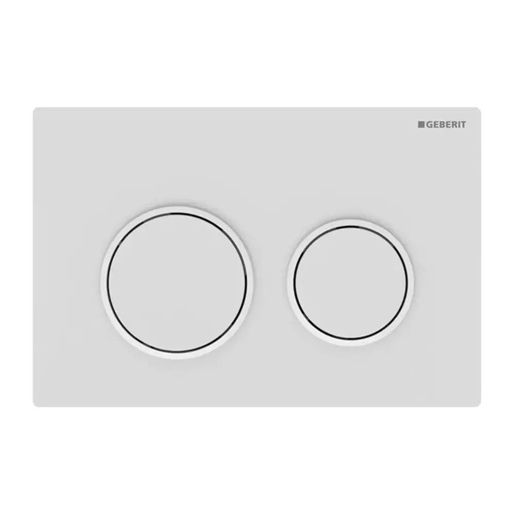 Clapeta de actionare Geberit Omega20 alb mat