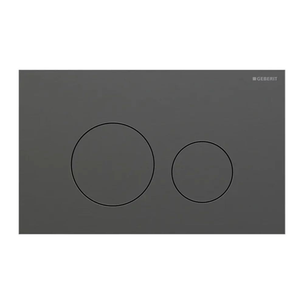 Clapeta de actionare Geberit Sigma40 Slim crom-negru finisaj periat
