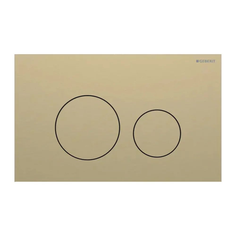 Clapeta de actionare Geberit Sigma40 Slim culoare alama finisaj periat