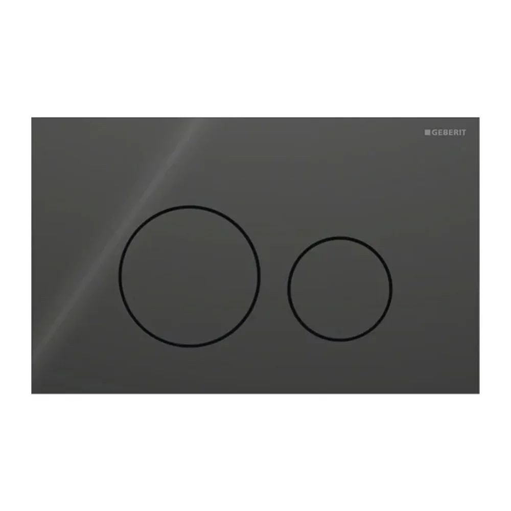 Clapeta de actionare Geberit Sigma40 Slim negru finisaj lucios