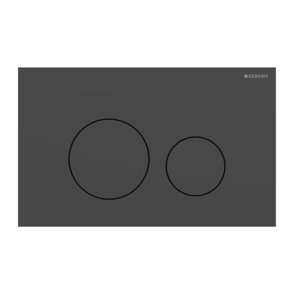 Clapeta de actionare Geberit Sigma40 Slim negru finisaj mat