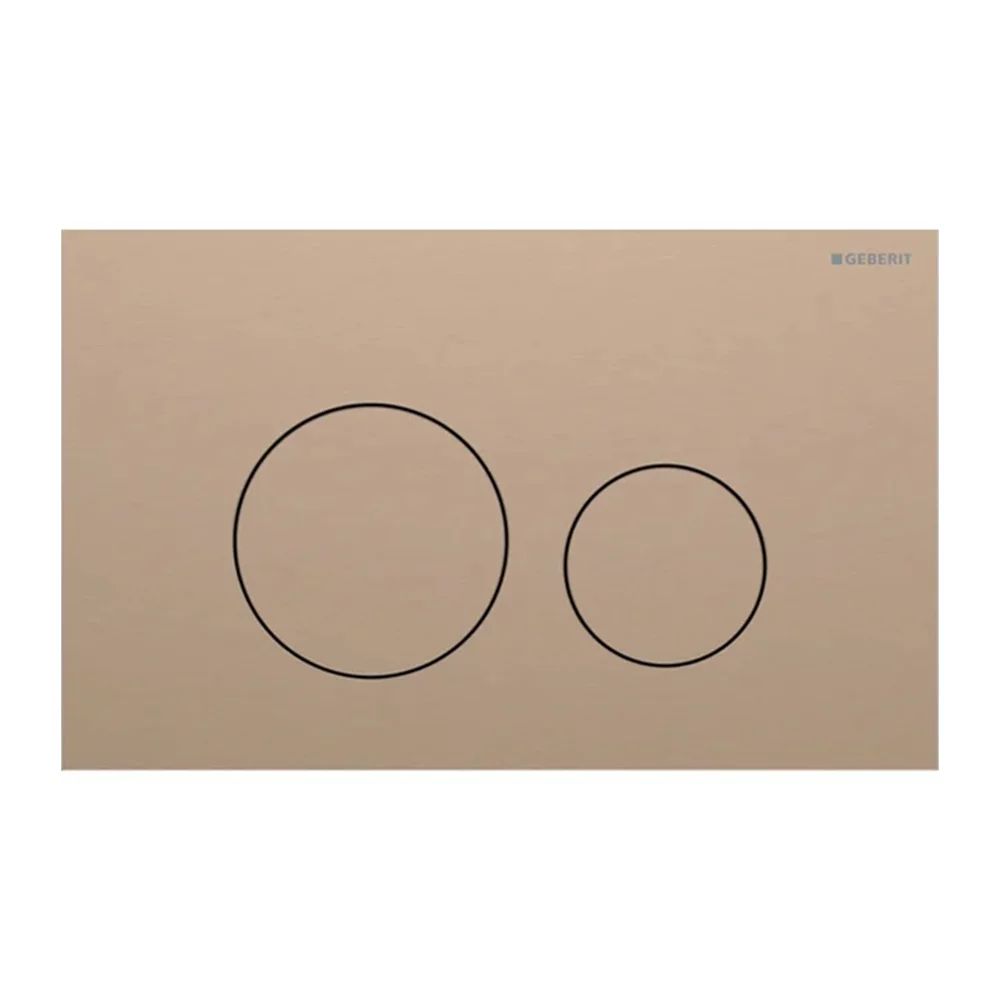 Clapeta de actionare Geberit Sigma40 Slim rosu-auriu finisaj periat