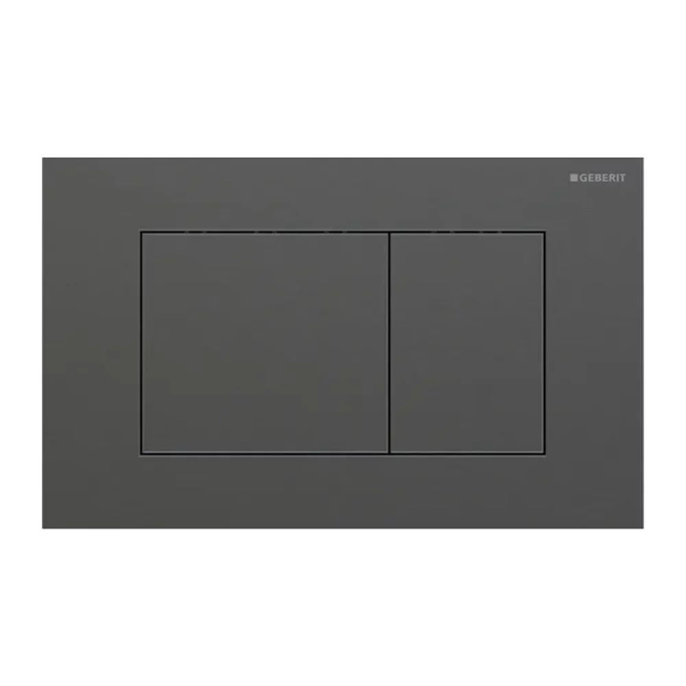 Clapeta de actionare Geberit Sigma40 Slim crom-negru finisaj periat