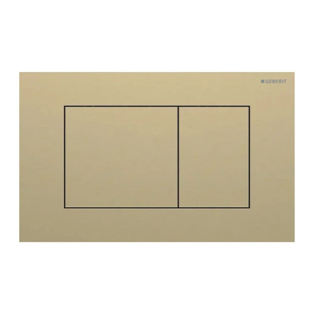 Clapeta de actionare Geberit Sigma40 Slim culoare alama finisaj periat