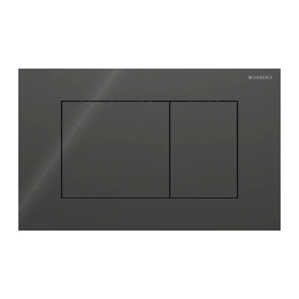 Clapeta de actionare Geberit Sigma40 Slim negru finisaj lucios