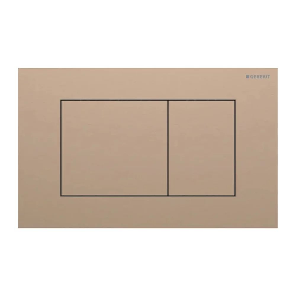 Clapeta de actionare Geberit Sigma40 Slim rosu-auriu finisaj periat