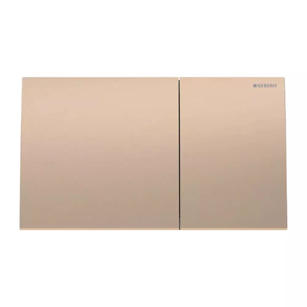 Clapeta de actionare Geberit Sigma70 rosu auriu finisaj periat