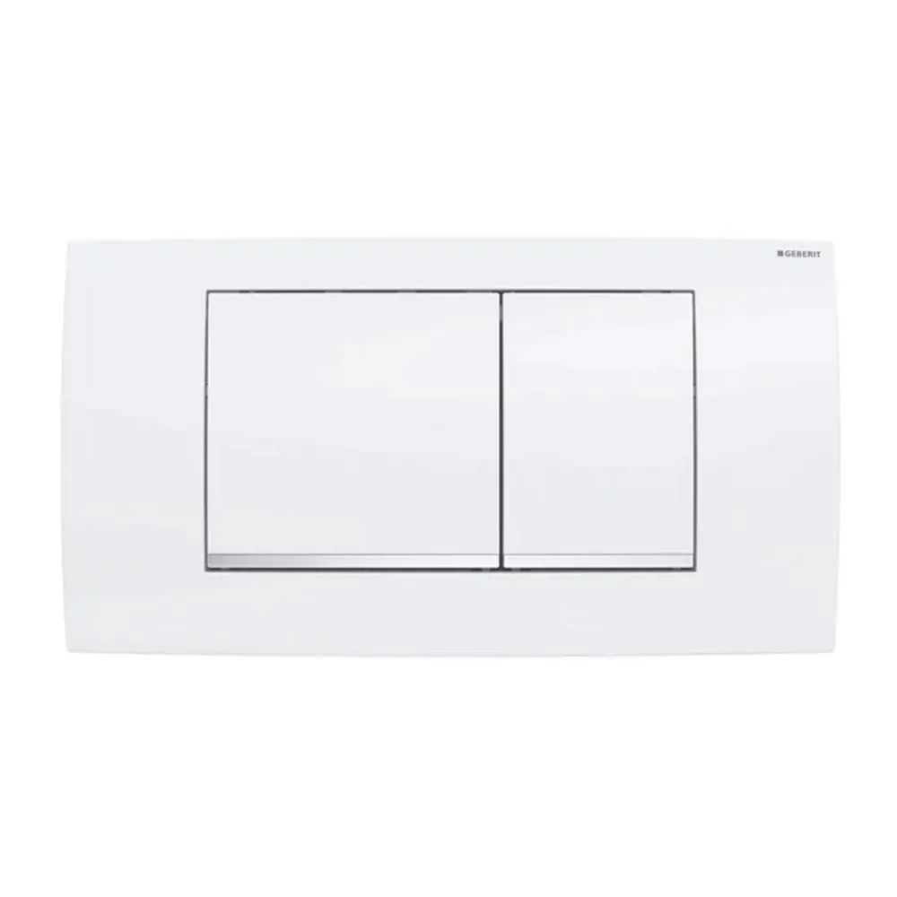 Clapeta de actionare Geberit Twinline30 alb-crom lucios