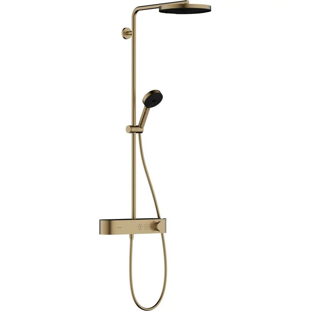 Coloana de dus cu baterie termostatata bronz periat Hansgrohe Pulsify S 260