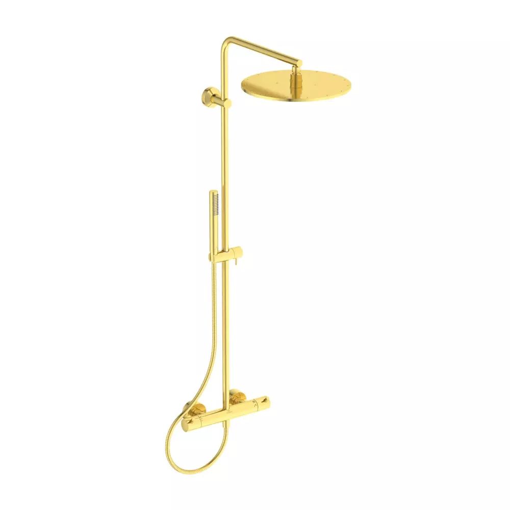 Coloana de dus cu baterie termostatata auriu periat Ideal Standard Ceratherm T125