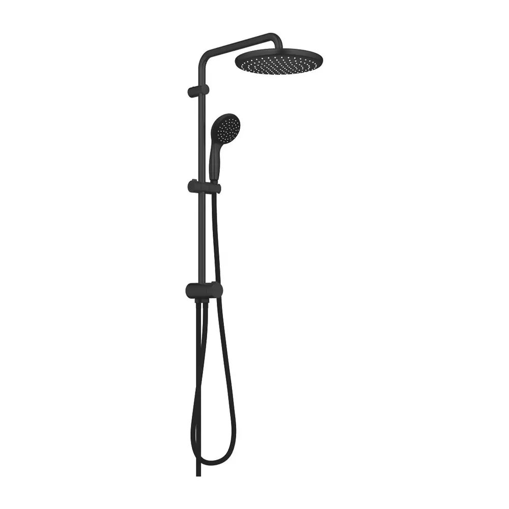Coloana de dus negru mat Grohe Vitalio Start 250 fara baterie