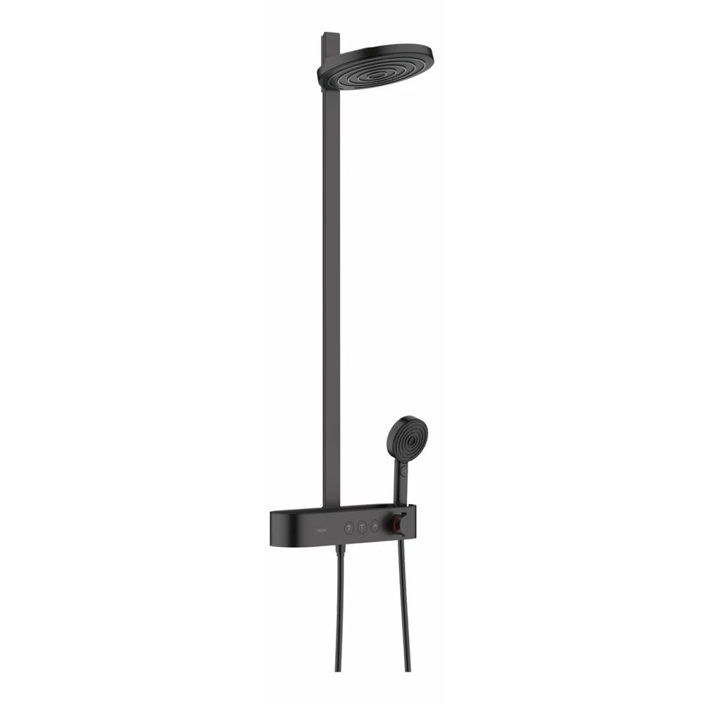 Coloana de dus Hansgrohe Pulsify S 260 negru mat cu termostat ShowerTablet Select 400 EcoSmart