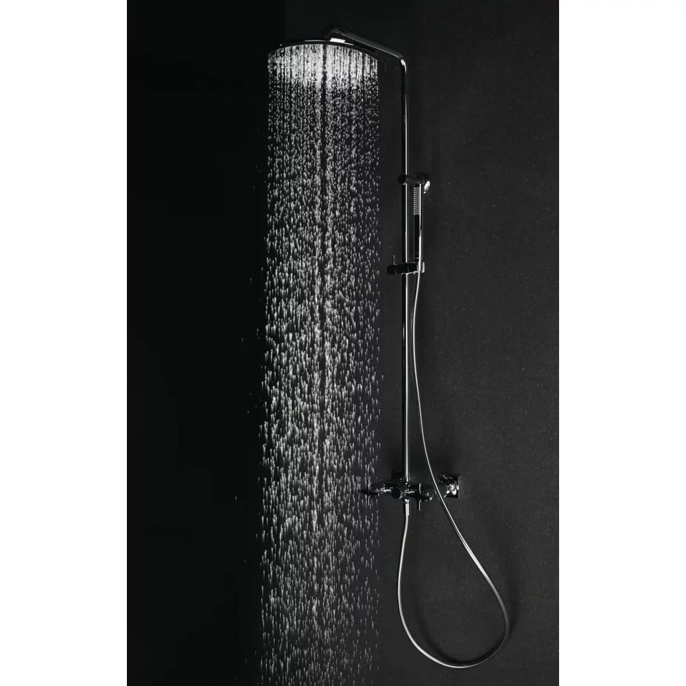 Coloana de dus cu baterie dubla comanda gri magnetic Ideal Standard Atelier Joy Neo