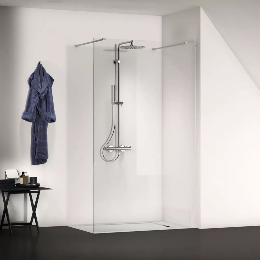 Consola sustinere dreapta pentru dus Ideal Standard i.life 100 cm argintiu