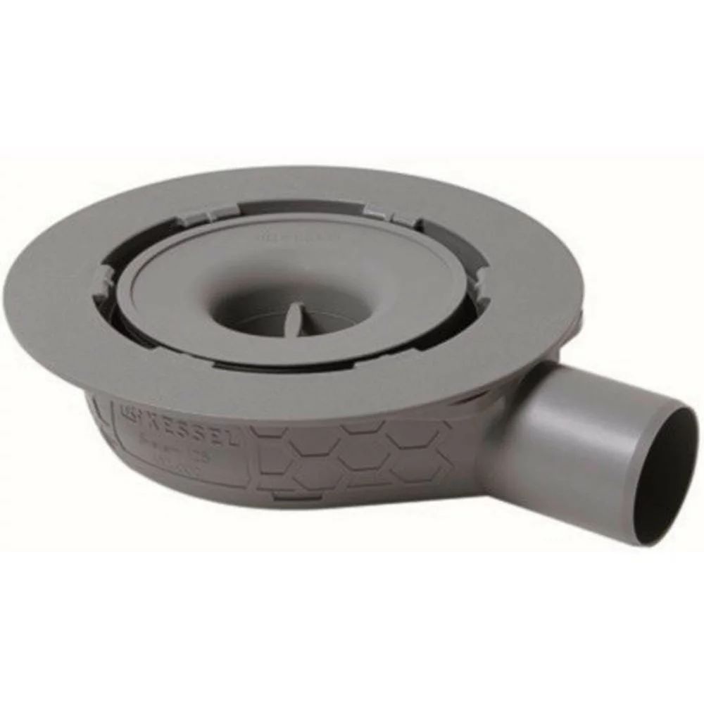 Corp sifon de pardoseala Kessel Ultraflat System 125 cu flansa de hidroizolatie, DN 40