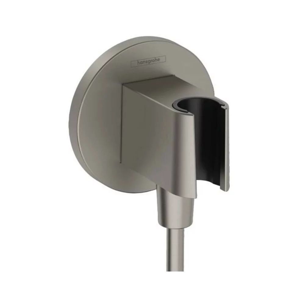 Cot conector dus antracit periat Hansgrohe FixFit cu agatatoare rotund